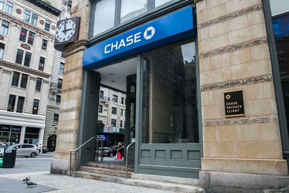 Une succursale de Chase Bank aux États-Unis