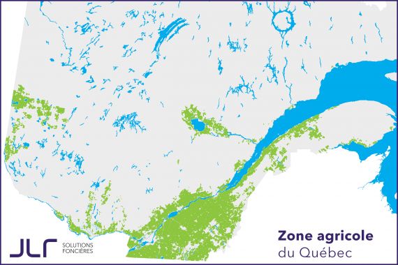 Zone agricole du Québec