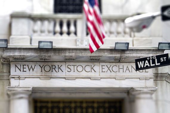 La devanture de Wall Street
