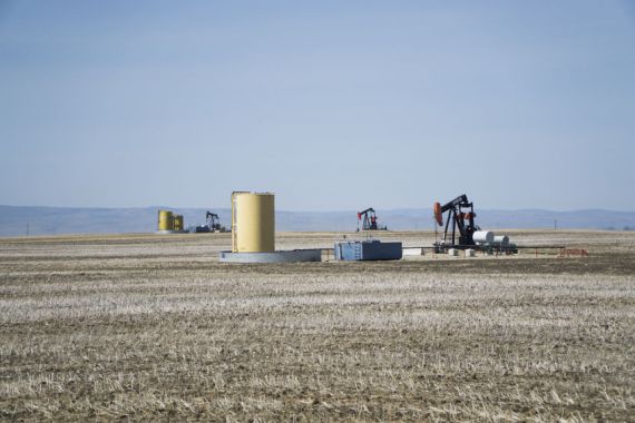 Une ferme de pétrole en Alberta