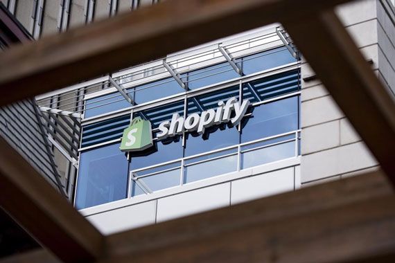 Le logo de Shopify