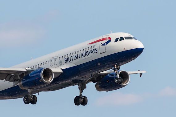 Un avion de la compagnie British Airways