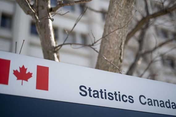 Une pancarte de Statistique Canada