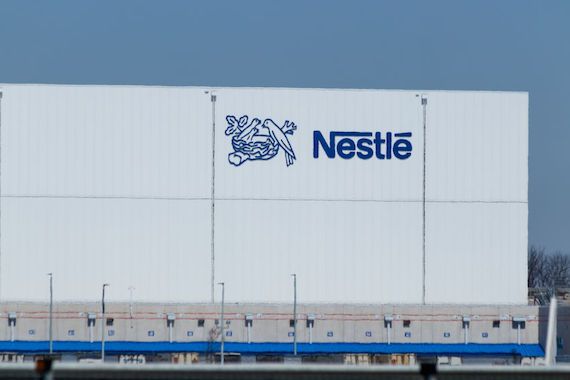 Une usine de Nestlé