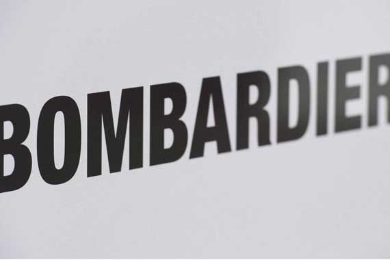 Un logo de Bombardier