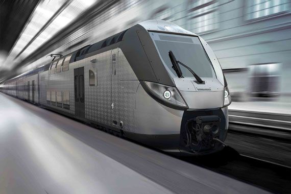 Un train à grande vitesse conçu par Bombardier Transport