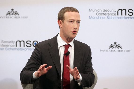 Le PDG de Facebook, Mark Zuckerberg.