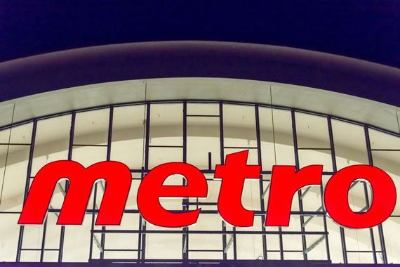 Un magasin Metro.