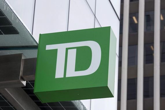Le logo de la Banque TD.