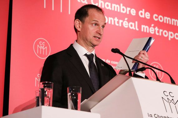 Le ministre québécois des Finances, Éric Girard.