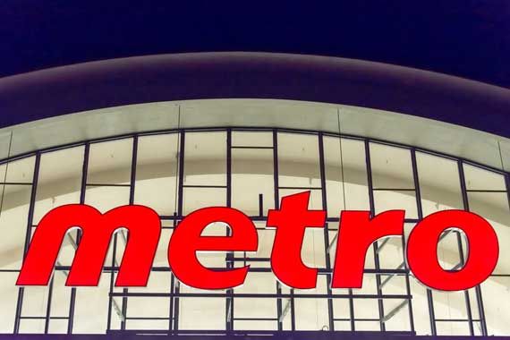 Une épicerie Metro