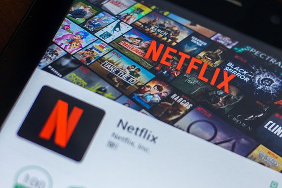 L'application Netflix sur un écran de téléphone intelligent
