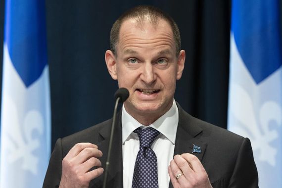 Le ministre des Finances du Québec, Eric Girard