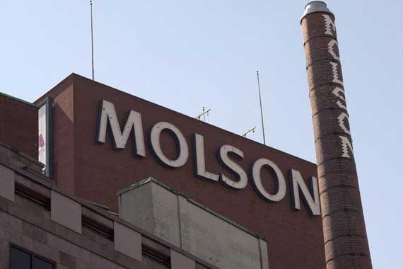L'usine Molson à Montréal.