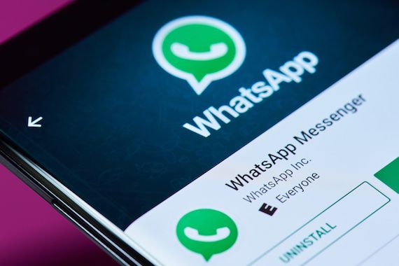 L'application WhatsApp sur un téléphone intelligent