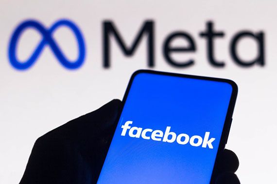 Les logos de Meta Platforms et Facebook