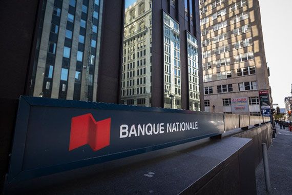 Le siège social de la Banque Nationale