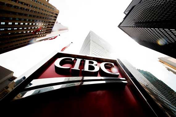 Un logo de la Banque CIBC.