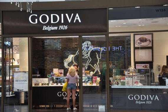 Une boutique Godiva