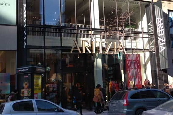 Une boutique Aritzia