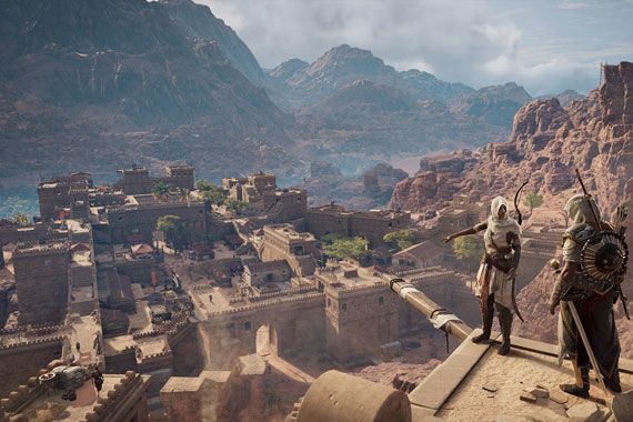 Une scène du jeu Assassin's Creed Origins, d'Ubisoft