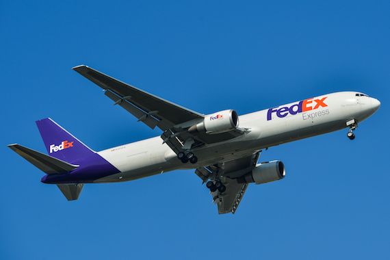 Un avion de la compagnie FedEx