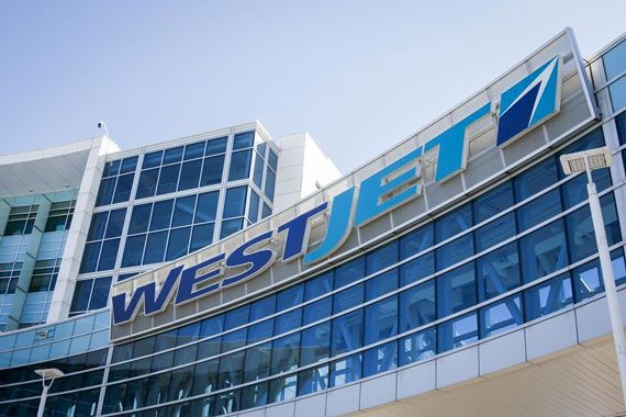 Le logo de WestJet