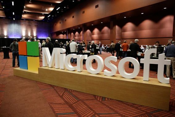 Un logo de Microsoft.