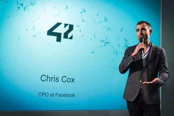 L'ex-chef de la division produits de Facebook, Chris Cox.