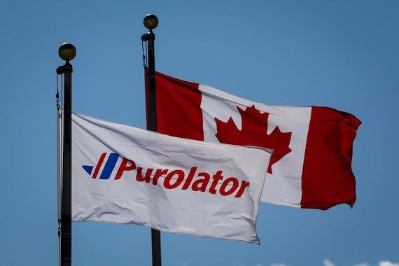 Le drapeau de Purolator