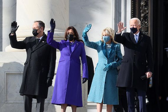 Kamala Harris, Joe Biden et leurs époux