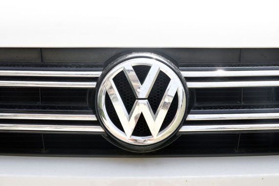 Le logo de Volkswagen.