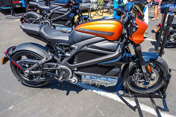 Une moto électrique LiveWire, division de Harley-Davidson