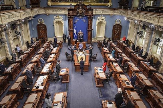 Les élus de l'Assemblée nationale à Québec