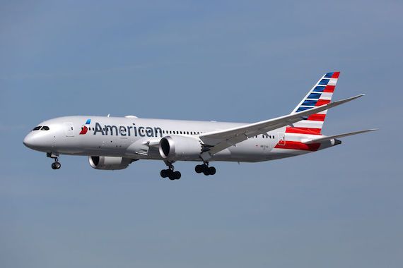 Un avion d'American Airlines