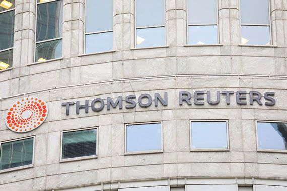 Les locaux de Thomson Reuters à Londres