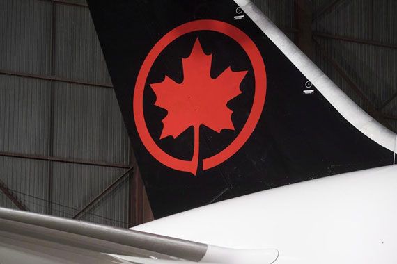 Le logo d'Air Canada