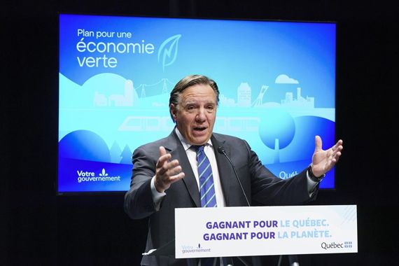 Le premier ministre du Québec, François Legault
