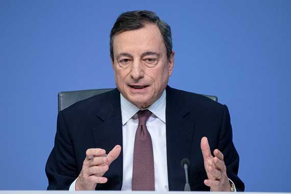 Le président de la Banque centrale européenne, Mario Draghi.