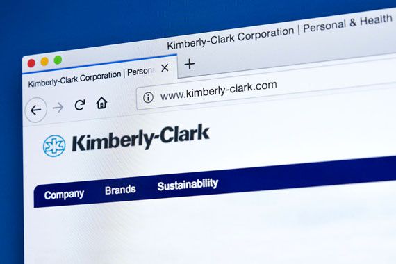 Le site web de Kimberly-Clark
